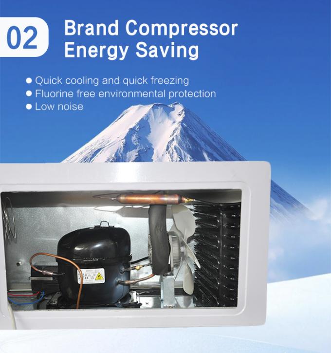 220L Deep Chest Freezer R600A Refrigerant ROHS Certificate