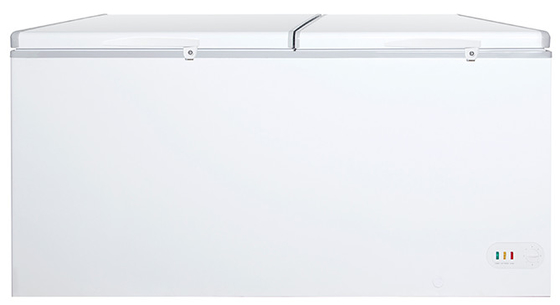 240V Double Door Deep Freezer , 1050L Stainless Steel Deep Freezer