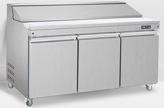 Table Top 450L Stainless Steel Fridge Freezer CE Certificate