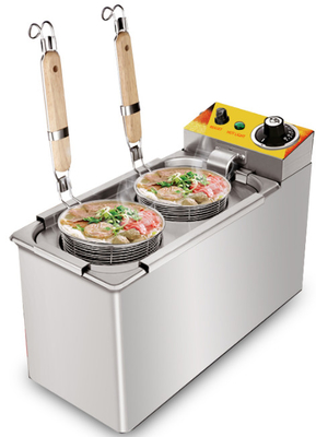 2 tanks Electric Pasta Cooker Commercial countertop 2.5L for restaurant